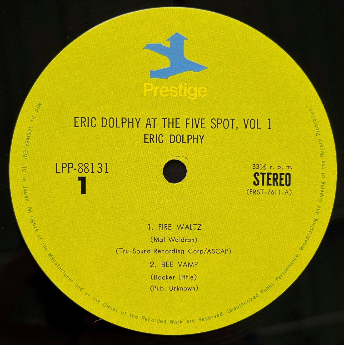 Live at the Five Spot Volume 1