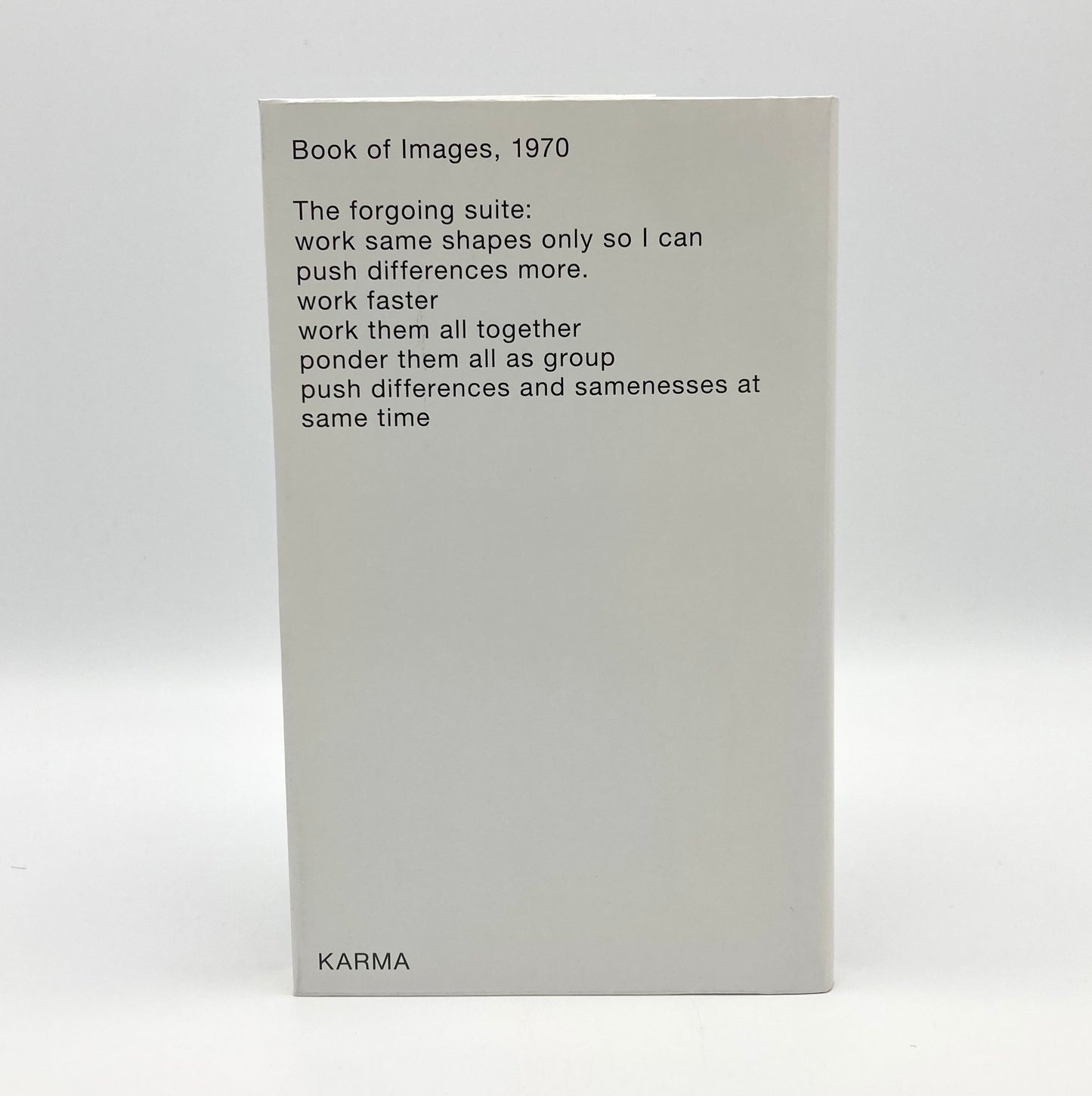 Book of Images, 1970