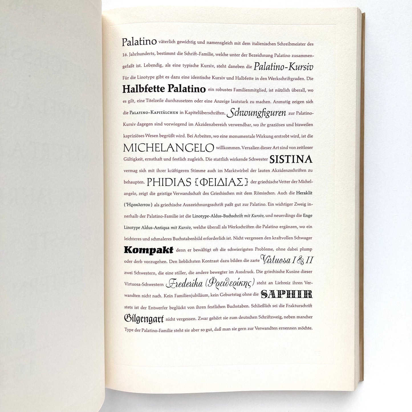 Typographic Variations designed by Hermann Zapf on themes in contemporary book design and typography