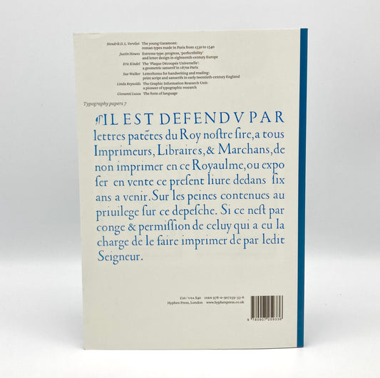 Typography Papers: Number 7