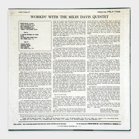 Workin’ With The Miles Davis Quintet