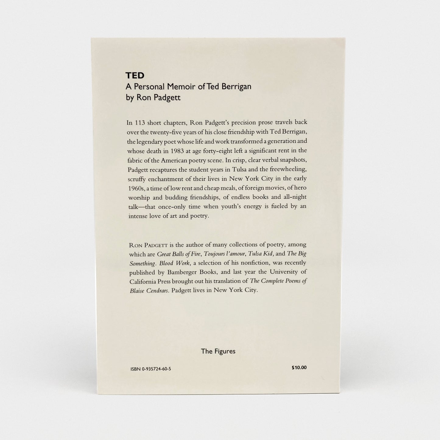 Ted: A Personal Memoir of Ted Berrigan