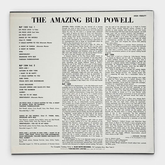 The Amazing Bud Powell Volume 1