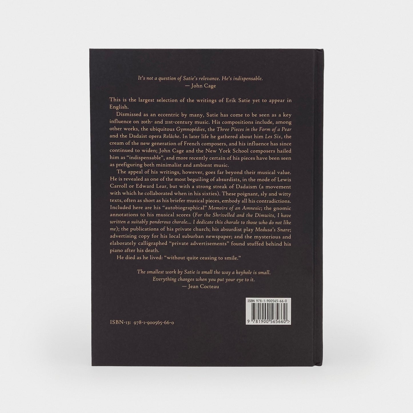 A Mammal’s Notebook: The Writings of Erik Satie
