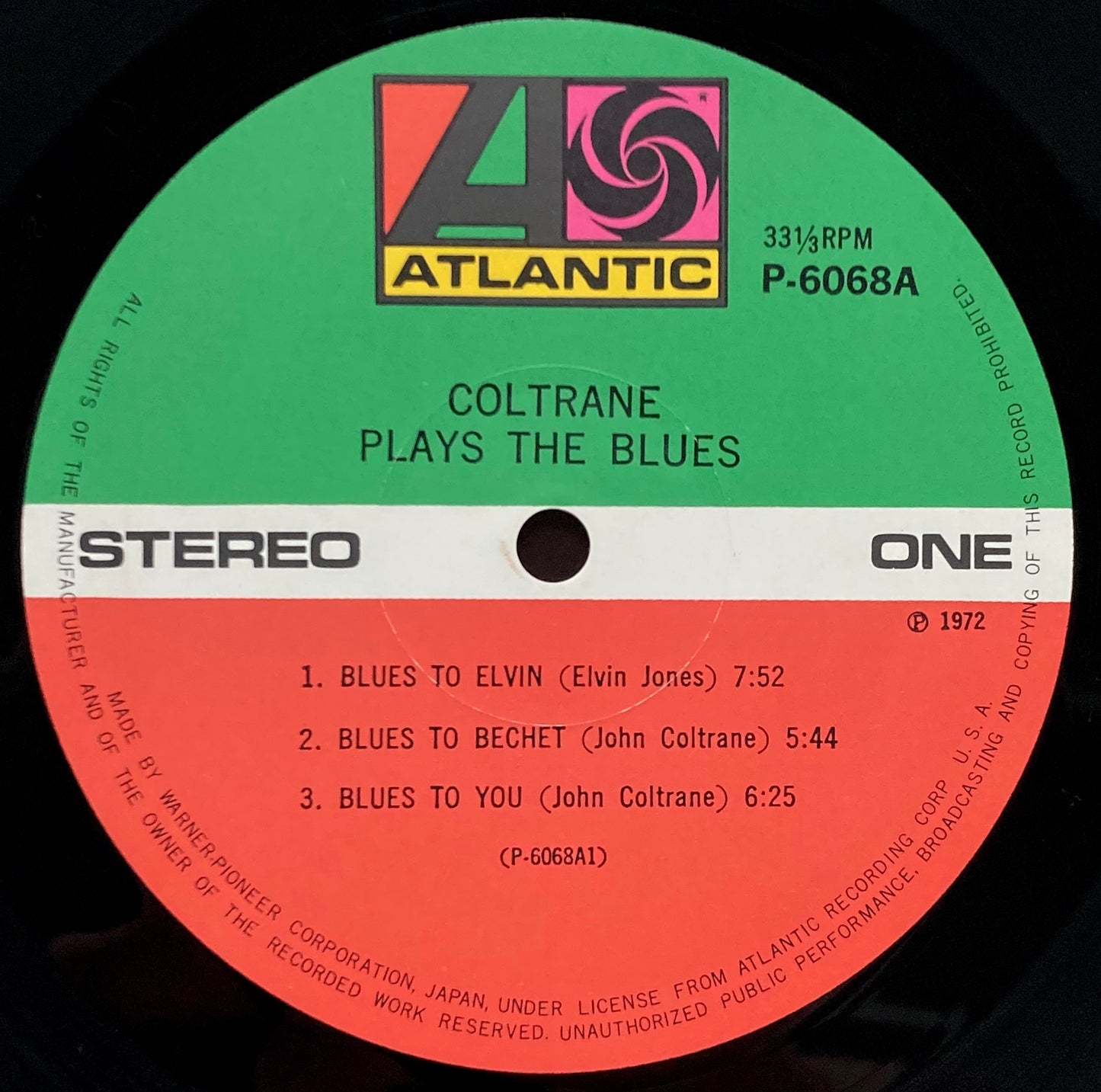 Coltrane Plays the Blues