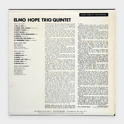 Elmo Hope Trio / Elmo Hope Quintet
