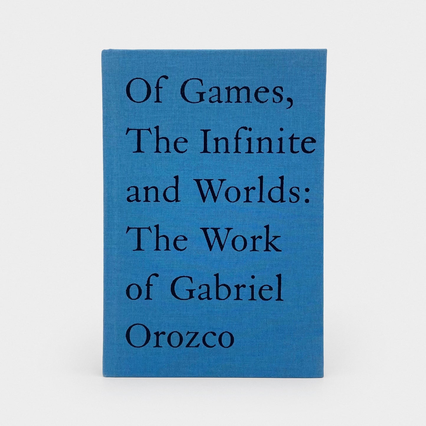 Of Games, the Infinite, and Worlds: The Work of Gabriel Orozco