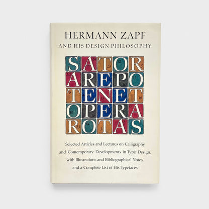 Hermann Zapf and His Design Philosophy - Inscribed to Max Caflisch