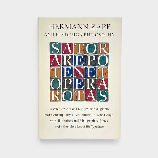 Hermann Zapf and His Design Philosophy - Inscribed to Max Caflisch