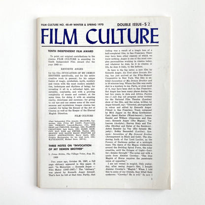 Film Culture Number 48–49