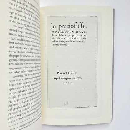 The Scythe and the Rabbit: Simon de Colines and the Culture of the Book in Renaissance Paris