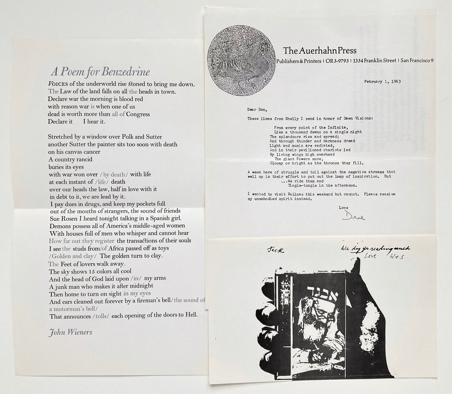 A Bibliography of the Auerhahn Press & its successor Dave Haselwood Books