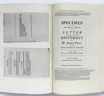 John Fell, The University Press and the 'Fell' Types