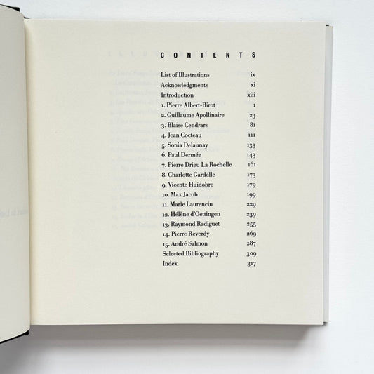 The Cubist Poets in Paris: An Anthology