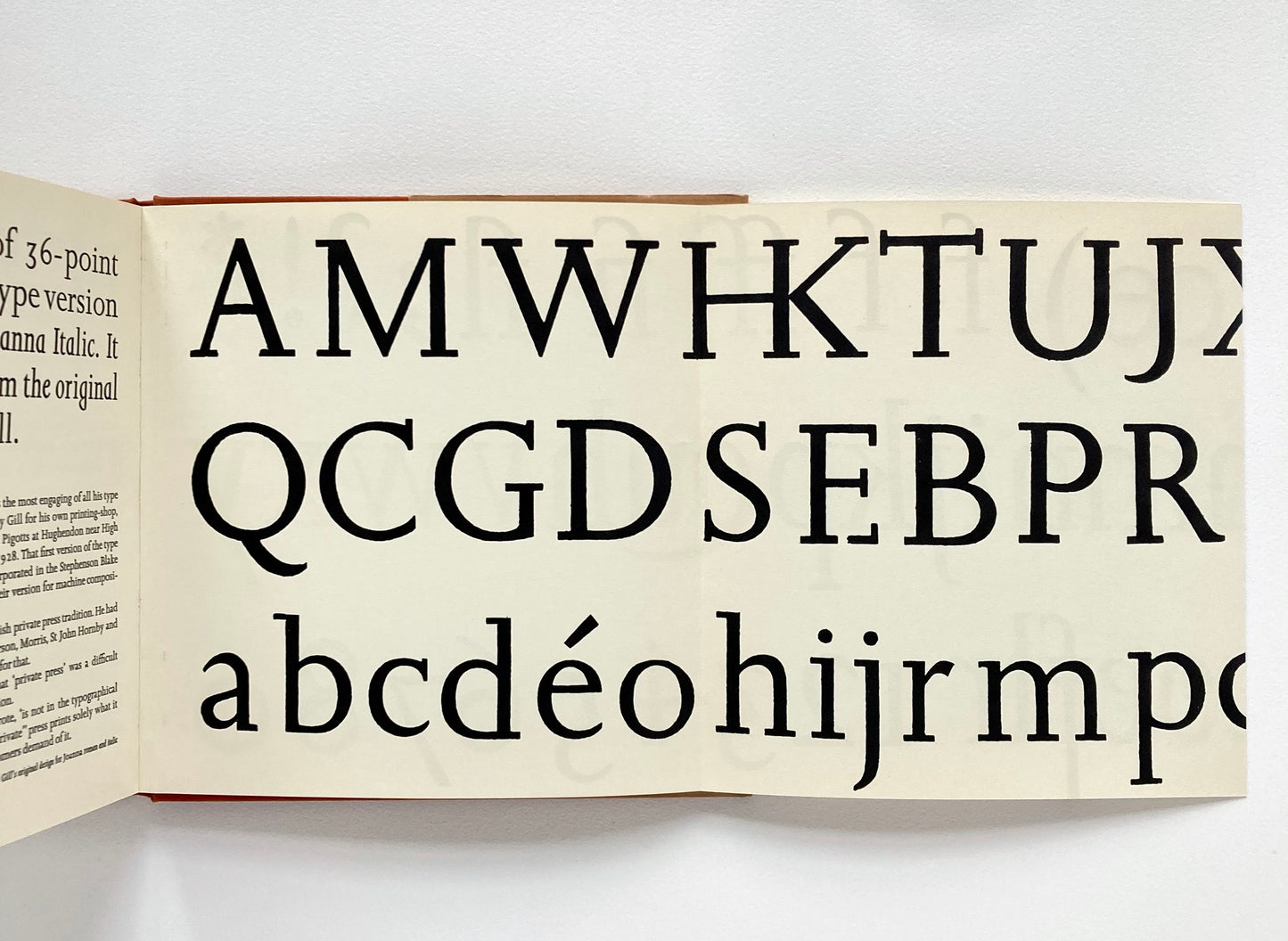 The Letter Forms and Type Designs of Eric Gill