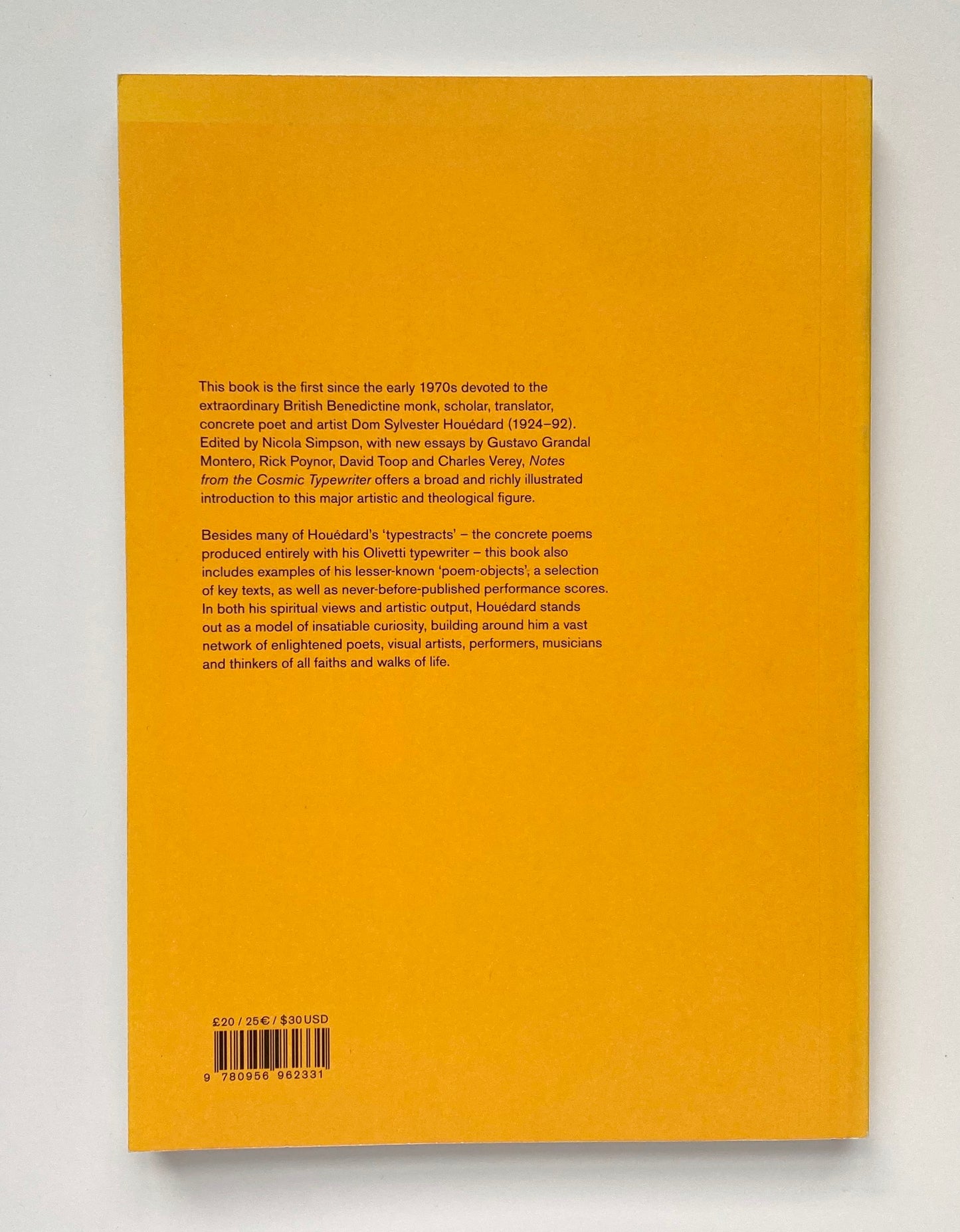 Notes From The Cosmic Typewriter: The Life And Work Of Dom Sylvester Houédard