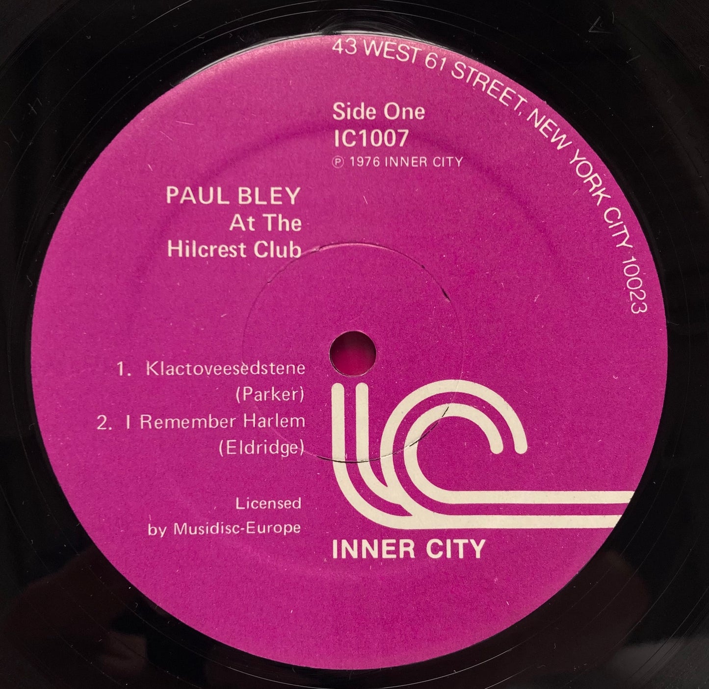 Live At The Hilcrest Club 1958