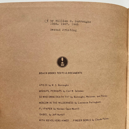 APO-33 Bulletin A Metabolic Regulator: A Report on the Synthesis of the Apomorphine Formula