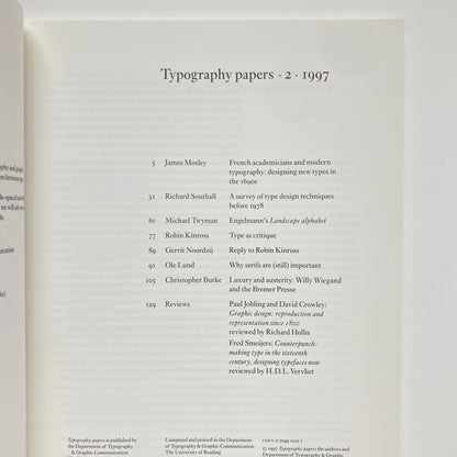 Typography Papers 2