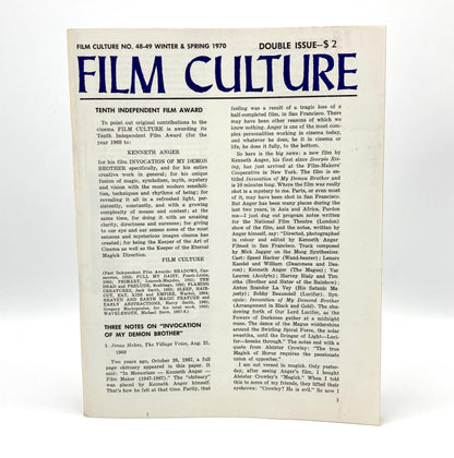 Film Culture Number 48–49