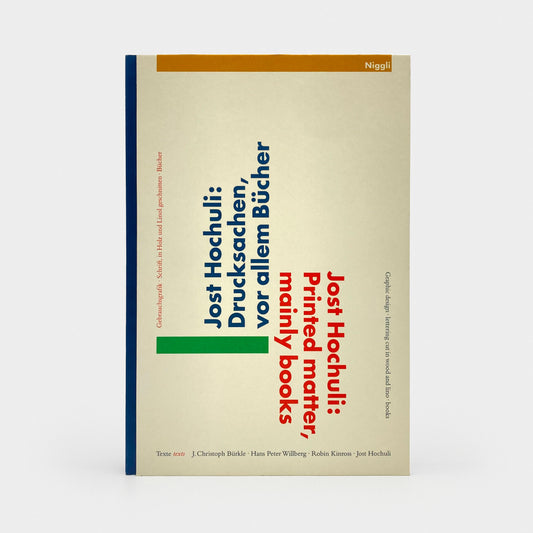 Jost Hochuli: Printed Matter, Mainly Books