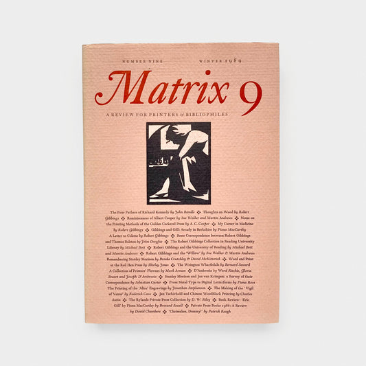 Matrix 9: A Review for Printers & Bibliophiles