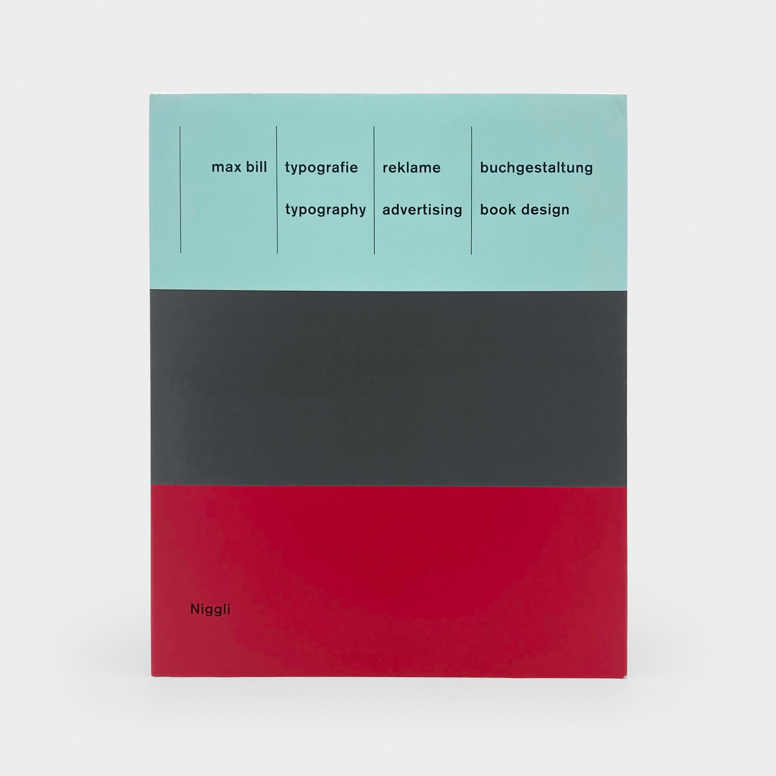 アート・デザイン・音楽 Max Bill Typography advertising book des Max Bill - Typography. Advertising. Book Design – Bendowa Books