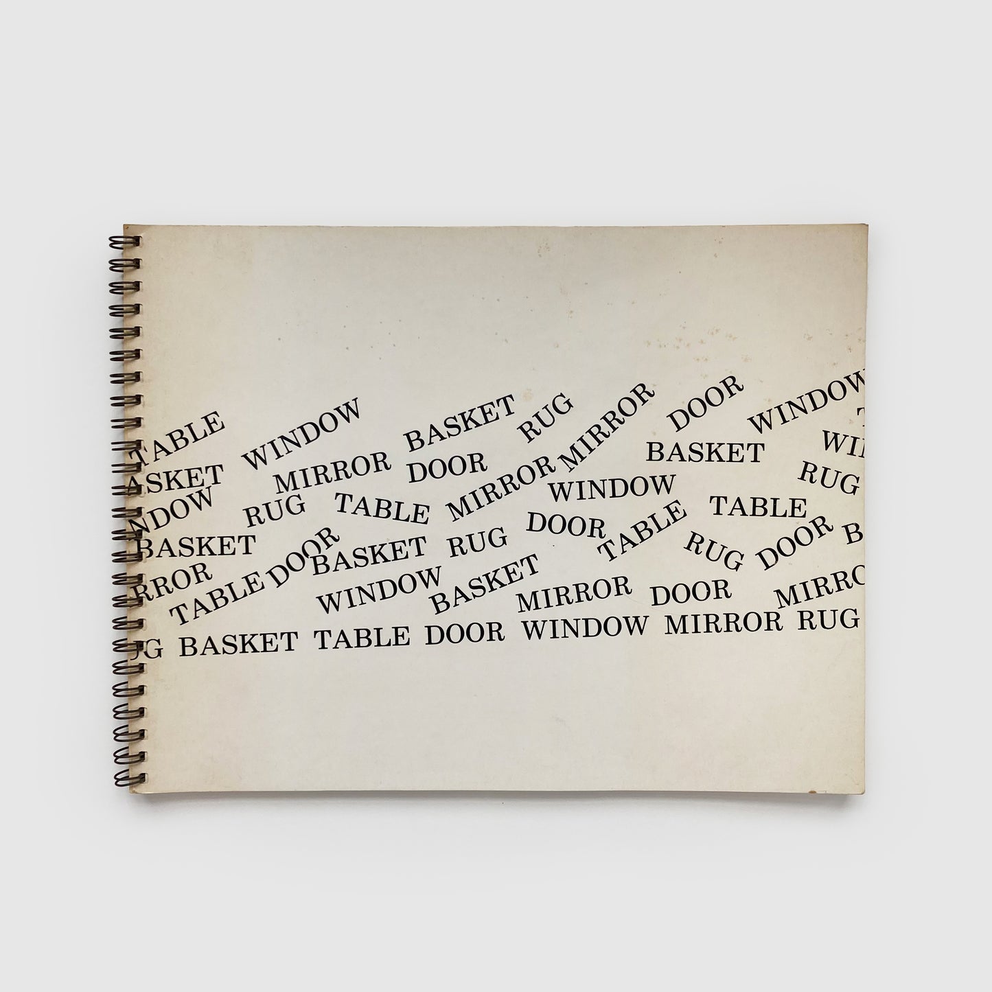 Basket, Table, Door, Window, Mirror, Rug: 53 Drawings by Richard Artschwager