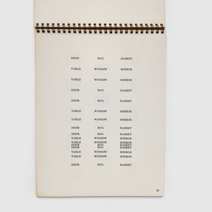 Basket, Table, Door, Window, Mirror, Rug: 53 Drawings by Richard Artschwager