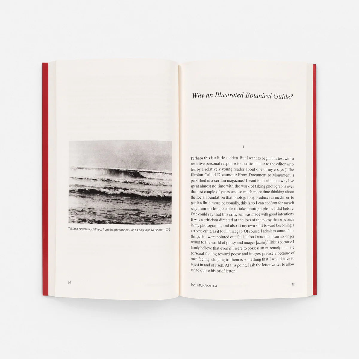 At the Limits of the Gaze: Selected Writings by Takuma Nakahira