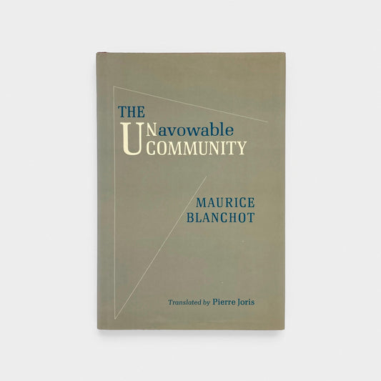 The Unavowable Community