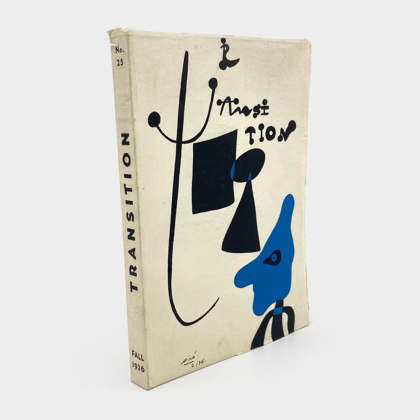 Transition: A Quarterly Review. Number Twenty-Five. Fall 1936