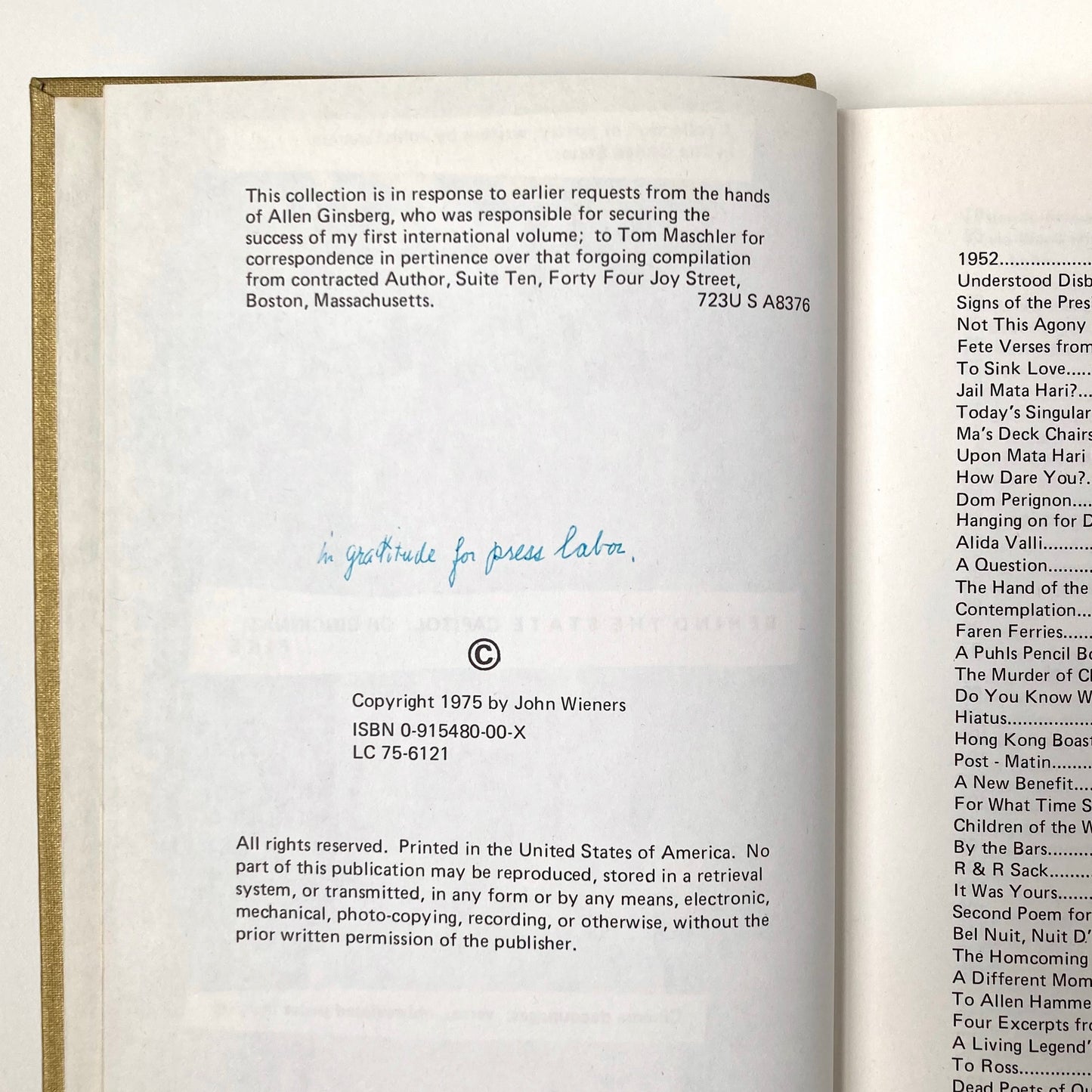 Behind the State Capitol: or Cincinnati Pike